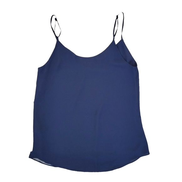 Aritzia Babaton Everly camisole navy blue abstract print XXS - Picture 10 of 12